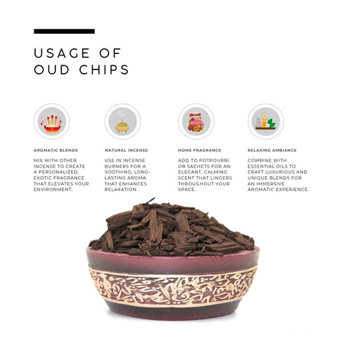 Oud Chips | Agarwood Burner Chips