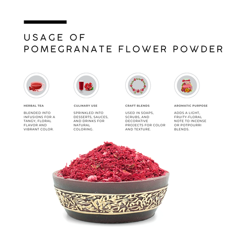 Pomegranate Flower Powder | Punica Granatum