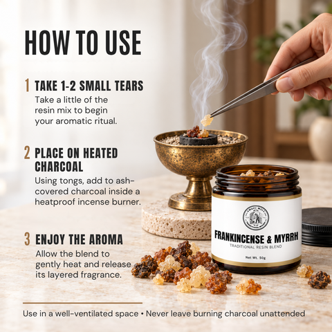 Church Incense Mix |  Frankincense & Myrrh Resin