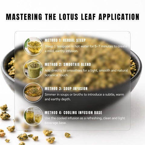 Lotus Leaf Granules (He Ye) - Nelumbo Nucifera