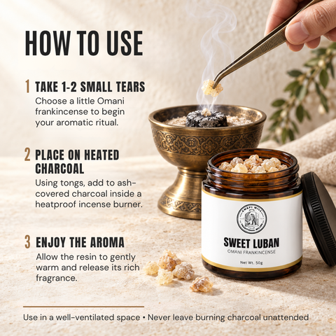Omani Frankincense |  Edible Sweet Luban