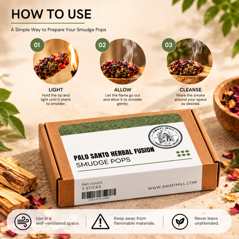 Palo Santo Herbal Fusion Smudge Pop