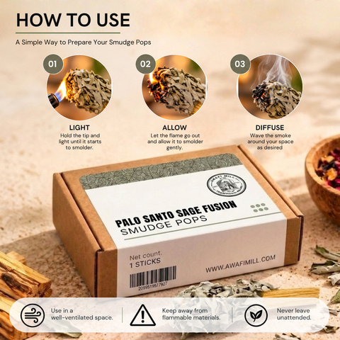 Palo Santo Sage Fusion Smudge Pop