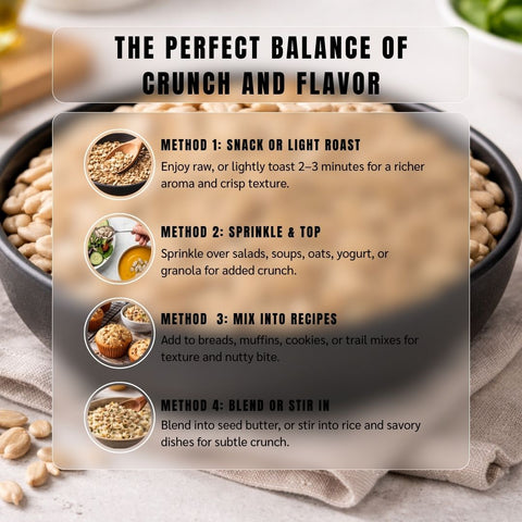 Sunflower Seeds (De-Shelled Kernels) – Helianthus annuus.
