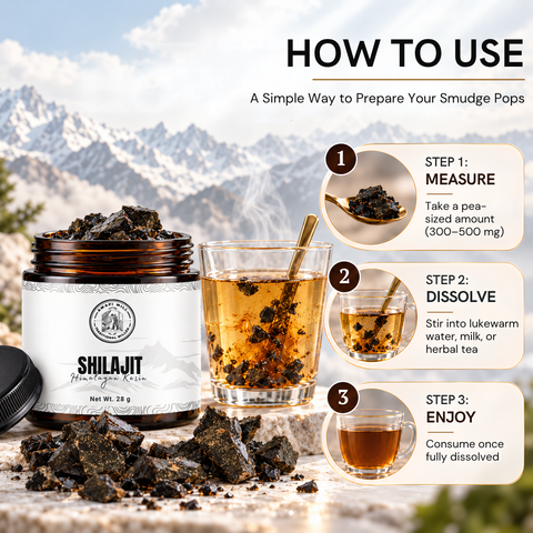 Himalayan Shilajit Resin Crystals