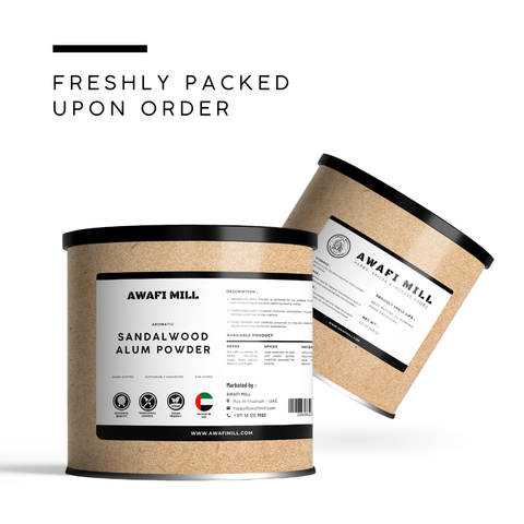 Sandalwood & Alum Powder | Fragrant Personal Care Powder