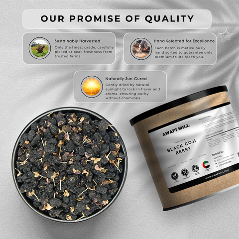 Black Goji Berries – Dried Black Wolfberry