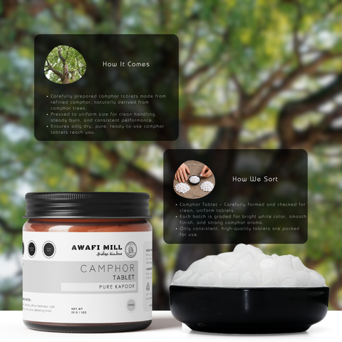 Camphor Tablets | Pure Aromatic Camphor