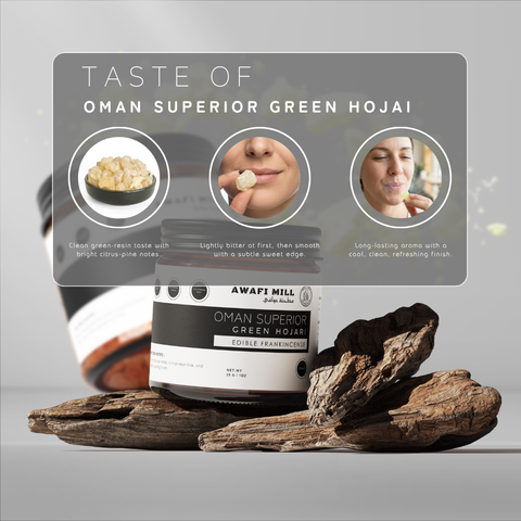 Oman Superior Green Hojari | Edible Frankincense