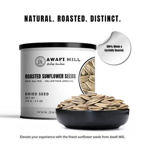 Roasted Sunflower Seeds (Unsalted, In-Shell) – Helianthus annuus