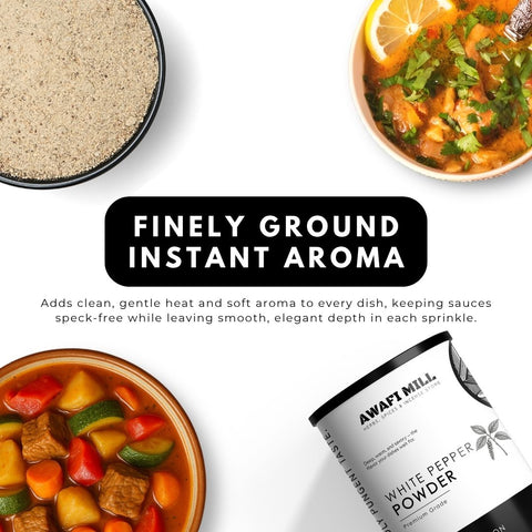 White Pepper Powder | Safed Mirch Powder |  Piper nigrum