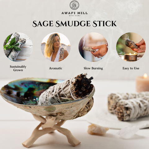 White Sage Smudge Stick | California | Salvia apiana