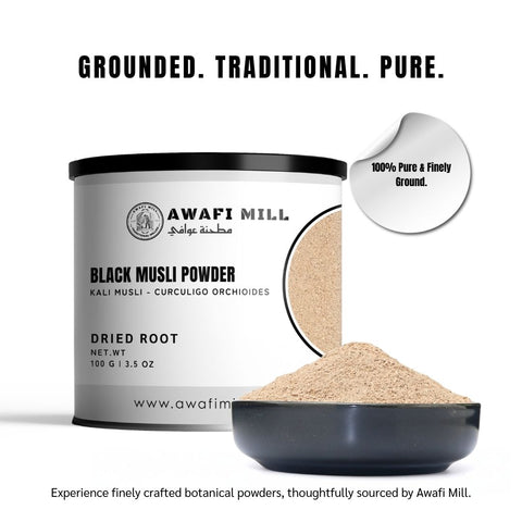 Black Musli Powder - Curculigo Orchioides