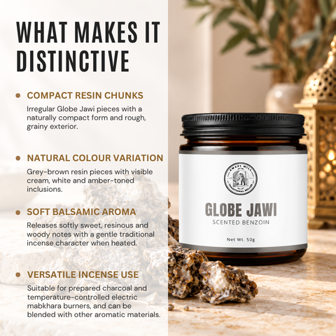 Globe Jawi Incense | Benzoin Resin Chunks