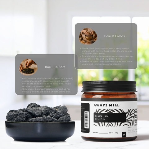 Black Jawi | Whole Benzoin