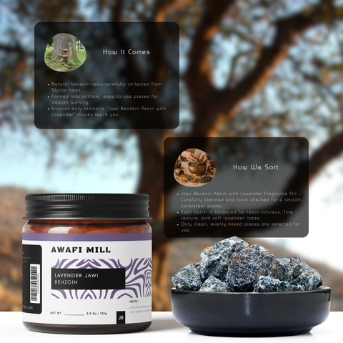Lavender Jawi Benzoin Resin