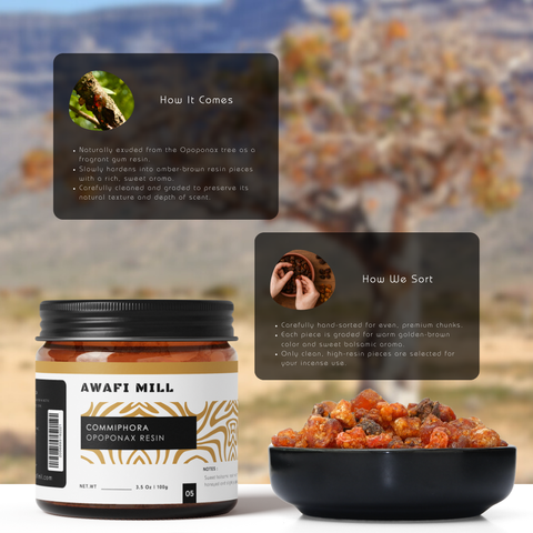 Opoponax Resin | Commiphora