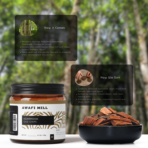 Oud Chips | Agarwood Burner Chips
