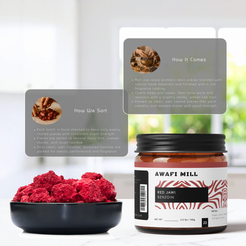 Red Jawi | Whole Benzoin