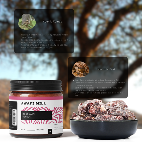 Rose Jawi Benzoin Resin