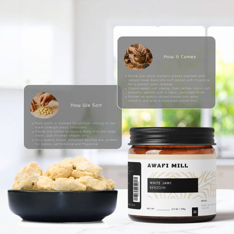 White Jawi | Whole Benzoin