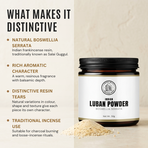 Indian Frankincense Resin Powder | Boswellia serrata | Luban Powder