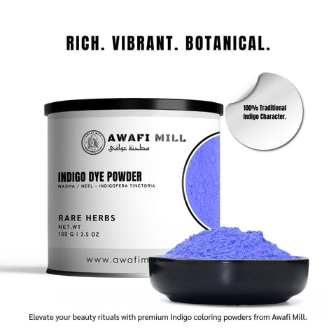 Indigo Dye Powder (Fine-Milled Wasma) - Indigofera Tinctoria