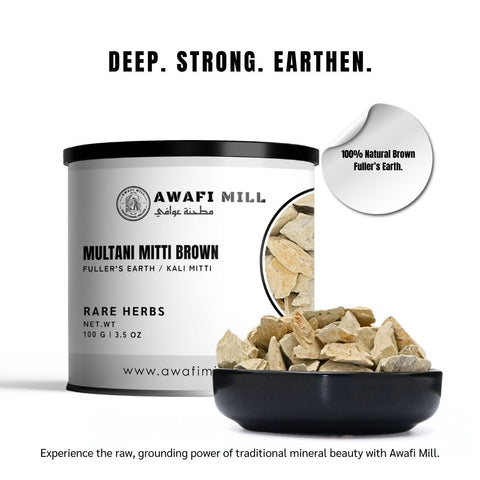 Multani Mitti Brown (Kali Mitti) - Brown Fuller’s Earth