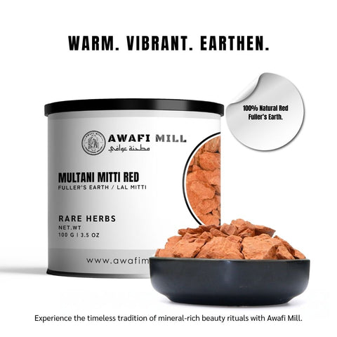 Multani Mitti Red (Lal Mitti) - Red Fuller’s Earth