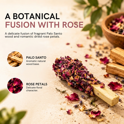 Palo Santo Rose Fusion Smudge Pop