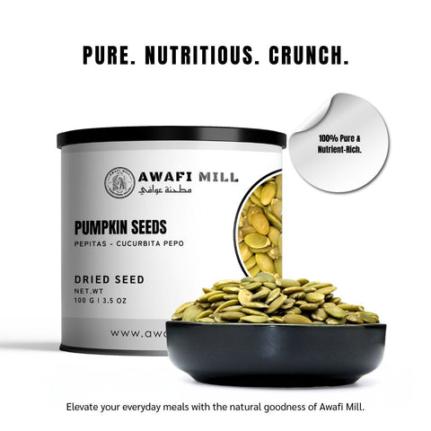 Pumpkin Seeds (Pepitas – Green Kernels) – Cucurbita pepo