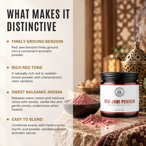 Red Jawi Powder | Jawi Ahmar Benzoin Incense Powder