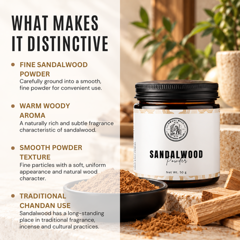 Sandalwood Powder | Chandan Wood | Santalum album