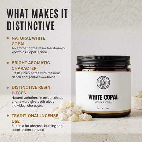 White Copal Resin | Copal Blanco |  Bursera bipinnata