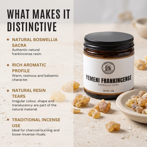 Yemeni Frankincense Resin |  Olibanum |  Boswellia sacra