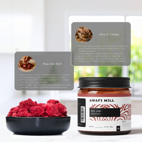 Red Jawi | Whole Benzoin