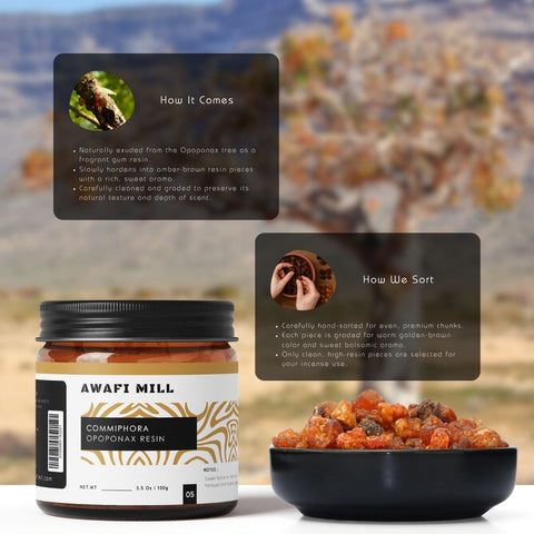 Opoponax Resin | Commiphora