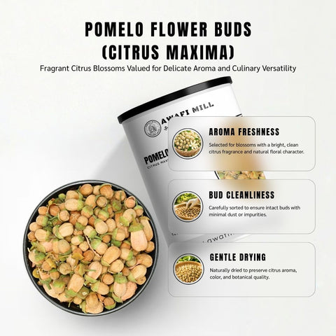 Pomelo Flower Buds | Hoa Buoi | Pomelo Blossoms | Citrus maxima