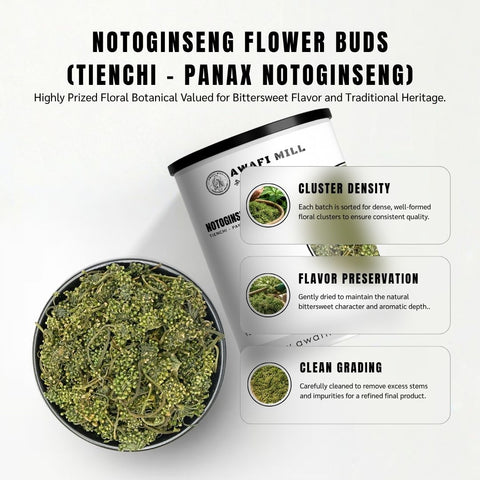 Notoginseng Flower Buds | Sanqi Hua | Tianqi | Panax notoginseng