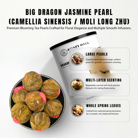 Blooming Flower Tea | Gong Yi Hua Cha | Artisan Craft Tea Balls