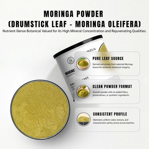 Moringa Powder (Drumstick Leaf) - Moringa Oleifera