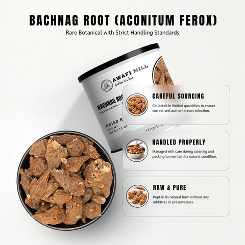 Bachnag Root - Aconitum Ferox