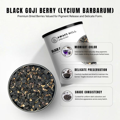 Black Goji Berry (Black Wolfberry) - Lycium Ruthenicum