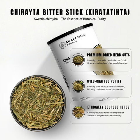 Chirayta Bitter Stick (Kiratatikta) - Swertia Chirayita