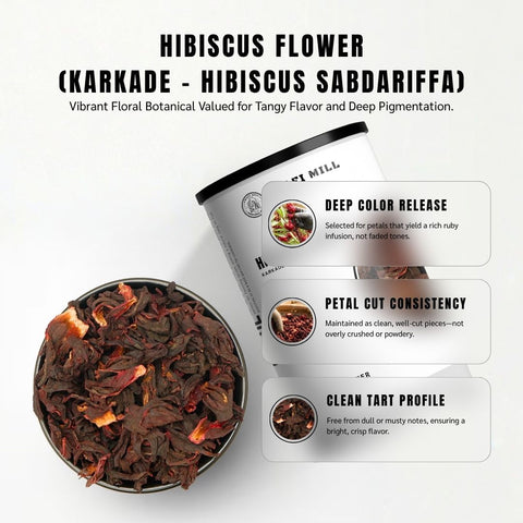 Hibiscus Flowers (Karkade) - Hibiscus Sabdariffa