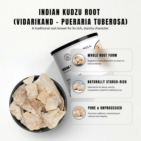 Indian Kudzu Root (Vidarikand) - Pueraria Tuberosa