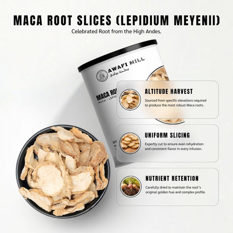 Maca Root Slices - Lepidium Meyenii