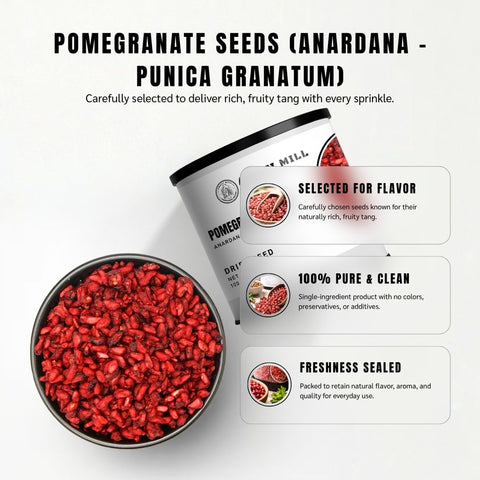 Pomegranate Seeds (Anardana) – Punica granatum