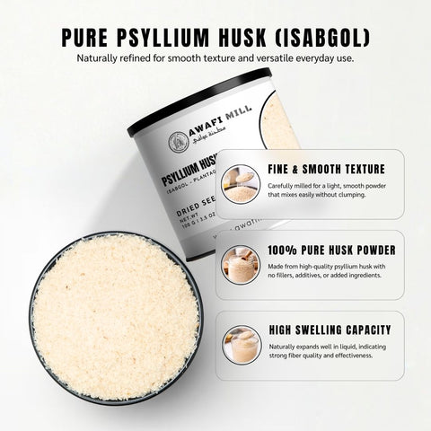 Psyllium Husk (Isabgol / Ispaghula) – Plantago ovata