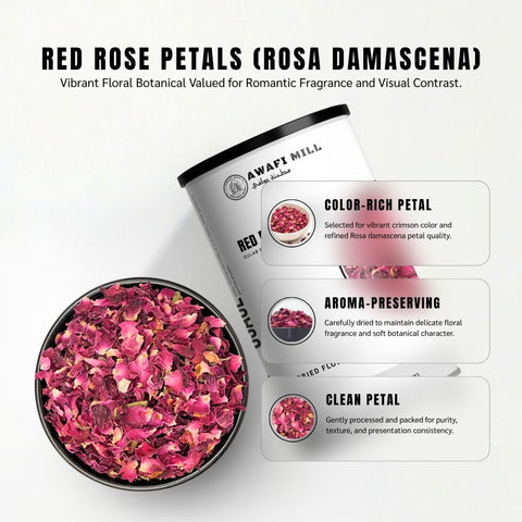 Red Rose Petals (Gulab ki Pankhudi) - Rosa Damascena